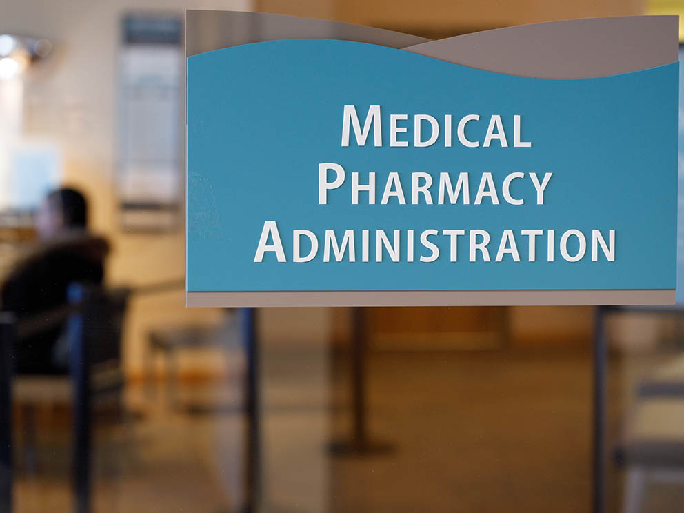 Pharmacy Administration in Complete Health clinic.